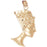 14k Yellow Gold Nefertiti Charm