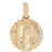 14k Yellow Gold King Tut Charm