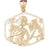 14k Yellow Gold Egyptian Charm