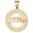 14k Yellow Gold Queen mary, Long Beach Charm