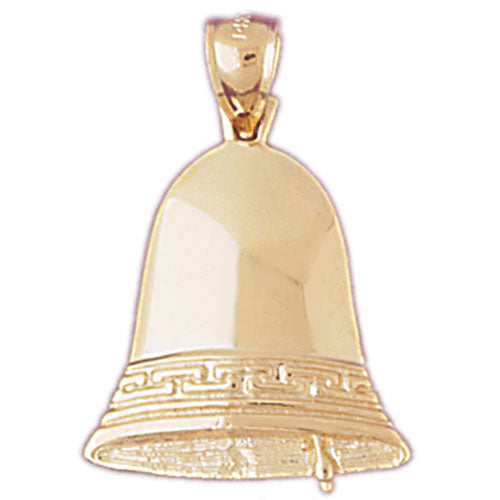 14k Yellow Gold Liberty Bell Charm