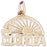 14k Yellow Gold Florida  Charm