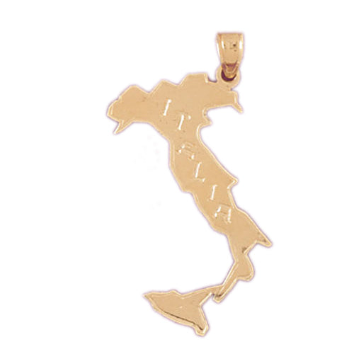 14k Yellow Gold Mexico Charm