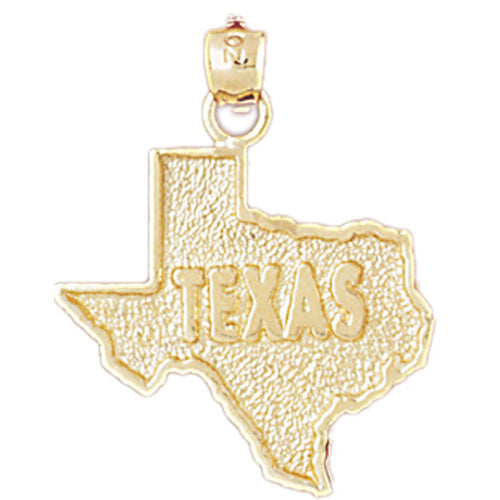 14k Yellow Gold Texas Charm