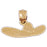 14k Yellow Gold Cowboy Hat Charm