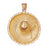 14k Yellow Gold 3-D Sombrero Charm