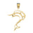 14k Yellow Gold Sailfish Charm