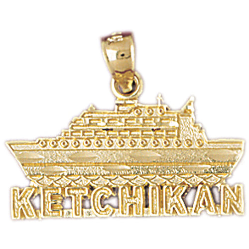 14k Yellow Gold Ketchikan Charm