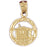14k Yellow Gold Cottage Charm