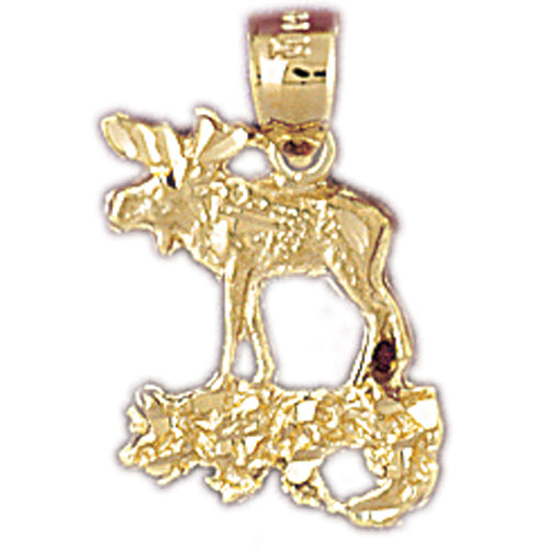 14k Yellow Gold Mouse Charm