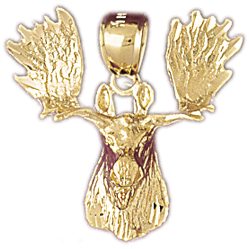 14k Yellow Gold Mouse Charm