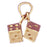 14k Yellow Gold Dice Charm