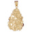 14k Yellow Gold Nugget Charm