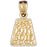 14k Yellow Gold "14K Gold" Nugget Charm