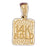 14k Yellow Gold "14K Gold" Nugget Charm