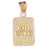 14k Yellow Gold Nugget Charm