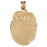 14k Yellow Gold Handcut Engraveable Plate Charm