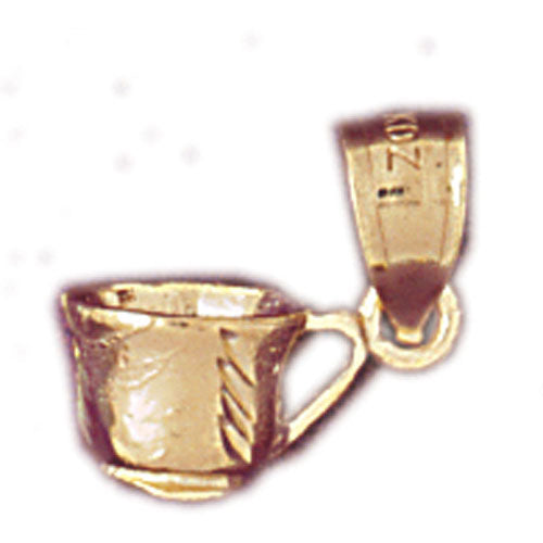 14k Yellow Gold 3-D Sippy cup Charm