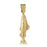 14k Yellow Gold Salmon Charm