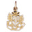 14k Yellow Gold Clown Charm