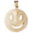 14k Yellow Gold Happy Face Charm