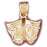 14k Yellow Gold Drama Mask, Laugh Now, Cry Later Charm