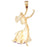 14k Yellow Gold Dancer Charm