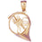 14k Yellow Gold 3-D French Horn Charm