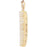 14k Yellow Gold Comb Charm