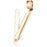 14k Yellow Gold 3-D, Moveable Knife Charm