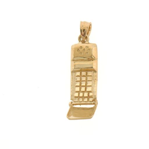 14k Yellow Gold Moveable Cellular Phone Charm