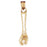 14k Yellow Gold Adjustable Wrench Charm