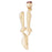 14k Yellow Gold 3-D Snipping Tool Charm