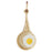14k Yellow Gold 3-D Pan with Egg Charm
