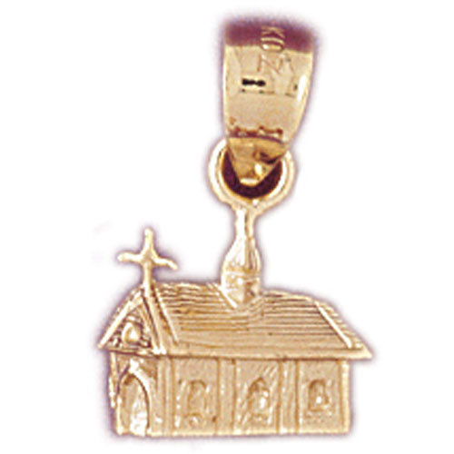 14k Yellow Gold House for Sale Charm