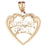 14k Yellow Gold Someone Special Heart Charm