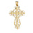 14k Yellow Gold Cross Charm