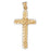 14k Yellow Gold Cross Charm