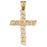 14k Yellow Gold Cross Charm