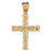 14k Yellow Gold Cross Charm