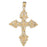 14k Yellow Gold Cross Charm