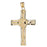 14k Yellow Gold Cross Charm