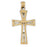 14k Yellow Gold Cross Charm