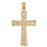 14k Yellow Gold Cross Charm