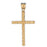 14k Yellow Gold Cross Charm