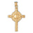 14k Yellow Gold Cross Charm