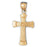 14k Yellow Gold Cross Charm