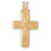 14k Yellow Gold Cross Charm