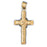 14k Yellow Gold Cross Charm