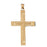 14k Yellow Gold Cross Charm